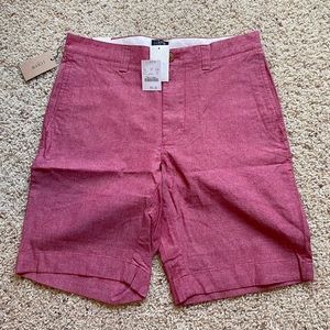 J Crew Red Dress Shorts size 29 NWT